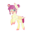 Size: 700x700 | Tagged: safe, artist:adostume, majorette, sweeten sour, pegasus, pony, equestria girls, g4, my little pony equestria girls: friendship games, background human, cute, equestria girls ponified, female, moe, ponified, simple background, solo, sweetenbetes