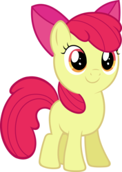 Size: 4243x6000 | Tagged: safe, artist:slb94, apple bloom, crusaders of the lost mark, g4, absurd resolution, cute, female, simple background, solo, transparent background, vector