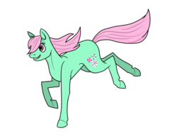 Size: 700x550 | Tagged: safe, artist:fantasyinsanity, minty, earth pony, pony, g3, female, mare, simple background, solo, transparent background