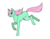 Size: 700x550 | Tagged: safe, artist:fantasyinsanity, minty, earth pony, pony, g3, female, mare, simple background, solo, transparent background