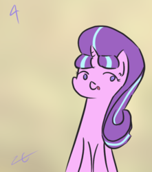 Size: 525x595 | Tagged: safe, artist:liracrown, part of a set, starlight glimmer, g4, female, liracrown's calendar, part of a series, solo
