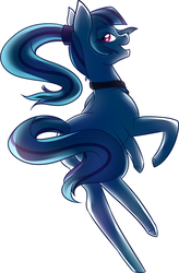 Size: 1496x2283 | Tagged: safe, artist:goda900, sonata dusk, earth pony, pony, g4, backlighting, disguise, disguised siren, earth pony sonata dusk, equestria girls ponified, female, gem, looking at you, looking back, looking back at you, mare, ponified, simple background, siren gem, solo, white background