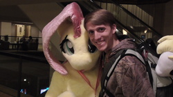 Size: 1920x1080 | Tagged: safe, artist:south-fur, fluttershy, human, g4, clothes, cosplay, costume, fursuit, irl, irl human, photo