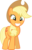 Size: 723x1115 | Tagged: safe, artist:beatnikzombeez, applejack, g4, cute, female, jackabetes, simple background, smiling, solo, transparent background, vector