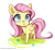 Size: 2080x1927 | Tagged: safe, artist:fensu-san, fluttershy, pegasus, pony, g4, chibi, female, solo