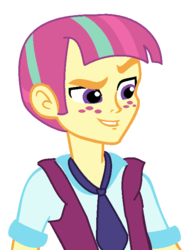 Size: 526x694 | Tagged: safe, artist:t-mack56, sour sweet, equestria girls, g4, my little pony equestria girls: friendship games, base used, bitter sweet, clothes, crystal prep academy uniform, equestria guys, male, rule 63, school uniform, solo, tasty treat