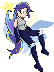 Size: 2353x3135 | Tagged: safe, artist:stelar-eclipse, oc, oc only, oc:night lark, bat pony, human, clothes, high res, humanized, humanized oc, necklace, solo, tailed humanization, winged humanization