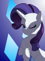 Size: 1200x1600 | Tagged: safe, artist:lynx-peregrine, rarity, g4, bust, colored pupils, female, solo