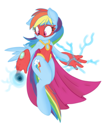 Size: 1714x2000 | Tagged: safe, artist:dfectivedvice, artist:dragonfoorm, rainbow dash, anthro, unguligrade anthro, g4, cape, clothes, female, lightning, mask, simple background, solo, superhero, transparent background