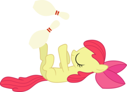 Size: 3578x2601 | Tagged: safe, artist:porygon2z, apple bloom, g4, eyes closed, female, high res, juggling, simple background, solo, transparent background, vector