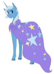 Size: 1280x1728 | Tagged: safe, artist:fantasyinsanity, trixie, pony, unicorn, g4, female, looking back, mare, simple background, solo