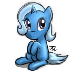 Size: 500x500 | Tagged: safe, artist:atticus83, trixie, pony, unicorn, g4, female, filly, mare, solo, younger