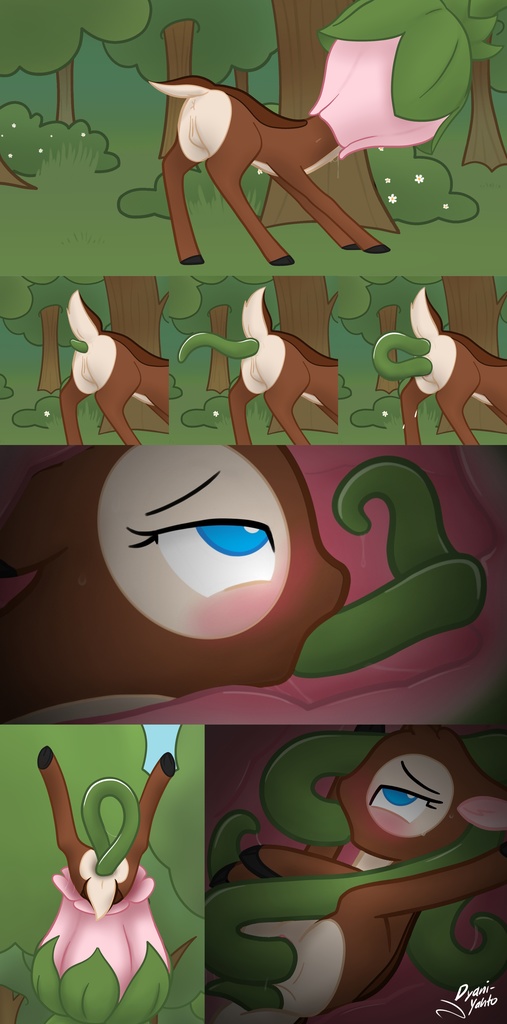 507px x 1024px - 1001397 - explicit, artist:dyani-yahto, oc, oc only, oc:maplepuff, deer,  all the way through, anal, anus, ass to vag, butt, carnivorous plant,  comic, doe, female, fetish, flower, head first, multiple penetration,  nudity, oral,