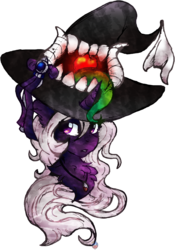 Size: 2455x3501 | Tagged: safe, artist:php166, oc, oc only, oc:yami, pony, unicorn, female, hat, high res, horn, witch