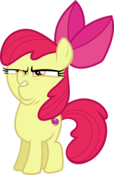Size: 2853x4384 | Tagged: safe, artist:mlpcompilation, edit, apple bloom, diamond tiara, crusaders of the lost mark, g4, apple bloom's bow, arin hanson face, bow, cutie mark, face edit, faic, female, hair bow, high res, simple background, solo, the cmc's cutie marks, transparent background, vector