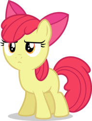 Size: 4000x5276 | Tagged: safe, artist:ambassad0r, apple bloom, crusaders of the lost mark, g4, absurd resolution, female, simple background, solo, transparent background, vector