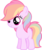 Size: 1099x1321 | Tagged: safe, artist:zacatron94, oc, oc only, oc:soda pop, female, filly, magical lesbian spawn, offspring, parent:pinkie pie, parent:rainbow dash, parents:pinkiedash, solo