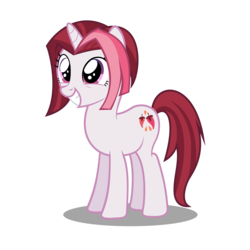 Size: 3072x3072 | Tagged: safe, artist:kmanalli, cayenne, pony, unicorn, canterlot boutique, g4, .svg available, background pony, female, happy, high res, mare, simple background, smiling, solo, transparent background, vector