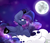 Size: 2200x1900 | Tagged: safe, artist:jaeasai, princess luna, g4, backwards cutie mark, cloud, cloudy, ethereal mane, female, moon, sad, solo