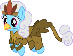 Size: 3355x2562 | Tagged: safe, artist:timelordomega, linky, shoeshine, griffon, g4, scare master, background pony, clothes, costume, female, filly, high res, nightmare night, nightmare night costume, simple background, solo, transparent background, vector