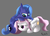 Size: 4500x3250 | Tagged: safe, artist:nixworld, princess celestia, princess luna, g4, cewestia, cuddling, cute, filly, floppy ears, high res, nose wrinkle, pink-mane celestia, prone, sisters, snuggling, woona