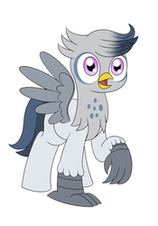 Size: 1400x2000 | Tagged: safe, artist:pvryohei, rumble, classical hippogriff, hippogriff, g4, classical hippogriffied, hippogriffied, male, solo, species swap