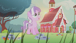 Size: 1366x768 | Tagged: safe, screencap, diamond tiara, crusaders of the lost mark, g4, the pony i want to be