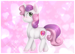 Size: 1535x1113 | Tagged: safe, artist:alicjaspring, sweetie belle, crusaders of the lost mark, g4, cutie mark, female, solo, the cmc's cutie marks