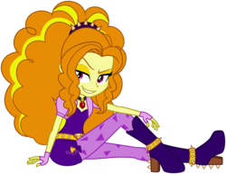 Size: 6000x4637 | Tagged: safe, artist:missgoldendragon, adagio dazzle, equestria girls, g4, my little pony equestria girls: rainbow rocks, .svg available, absurd resolution, amulet, boots, clothes, commission, female, necklace, shoes, simple background, sitting, solo, transparent background, vector