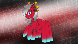 Size: 1920x1080 | Tagged: safe, artist:xamriel, oc, oc only, monster pony, original species, spiderpony