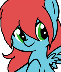 Size: 1320x1560 | Tagged: source needed, safe, artist:alari1234, artist:kianamai, artist:steelsoul, oc, oc only, oc:ruby soul, base used, cutie, female, filly, offspring, parent:oc:steel soul, parent:oc:swift gale, parents:oc x oc, solo