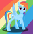 Size: 2656x2736 | Tagged: safe, artist:deannaphantom13, rainbow dash, g4, female, high res, looking at you, smiling, solo