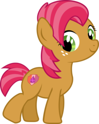 Size: 2644x3287 | Tagged: safe, babs seed, earth pony, pony, crusaders of the lost mark, g4, cutie mark, female, high res, simple background, solo, the cmc's cutie marks, transparent background, vector