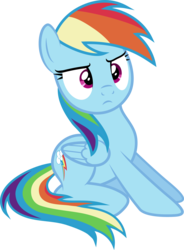 Size: 3554x4839 | Tagged: safe, artist:atmospark, rainbow dash, g4, .ai available, female, simple background, solo, transparent background, vector