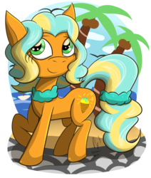 Size: 3566x4200 | Tagged: safe, artist:feline-gamer, oc, oc only, oc:tropical chill, earth pony, pony, solo