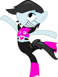 Size: 612x811 | Tagged: safe, artist:derjuin, pony, arabesque, mettaton, mettaton ex, ponified, simple background, solo, transparent background, undertale