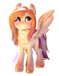 Size: 684x875 | Tagged: safe, artist:locksto, oc, oc only, chest fluff, solo, unshorn fetlocks