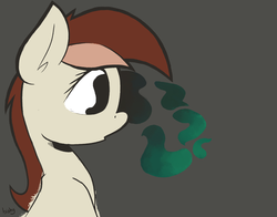 Size: 1516x1188 | Tagged: safe, artist:flowbish, roseluck, earth pony, pony, g4, bust, female, mare, mumblecore, simple background, solo