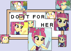 Size: 1400x1000 | Tagged: safe, edit, edited screencap, screencap, sour sweet, equestria girls, g4, my little pony equestria girls: friendship games, do it for her, female, male, meme, smiling, sour rage, the simpsons