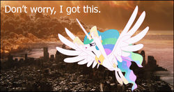 Size: 720x380 | Tagged: safe, artist:rgm2011, princess celestia, g4, crossover, female, flying, knowing, solo, vector