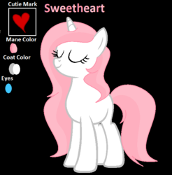 Size: 658x668 | Tagged: safe, artist:sweetheartxdiscord, oc, oc only, oc:sweetheart, eyes closed