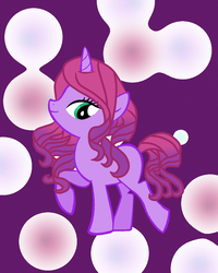 Size: 1000x1251 | Tagged: safe, artist:purpleloverpony, oc, oc only, oc:jewel voice, oc:jeweletta, pony, unicorn, eyeshadow, female, horn, makeup, mare, pose, solo, unicorn oc