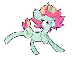 Size: 1500x1200 | Tagged: safe, artist:turtlefarminguy, pony, unicorn, amanda o'neill, anime, anime character ponified, crossover, little witch academia, ponified, simple background, solo