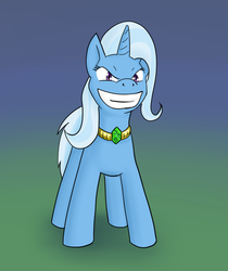 Size: 818x972 | Tagged: safe, artist:lemurcat, trixie, pony, unicorn, g4, magic duel, female, grin, mare, solo