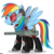 Size: 3570x3570 | Tagged: safe, artist:a4r91n, rainbow dash, g4, armor, bullet belt, high res, hmd, laser aim, machine gun, simple background, transparent background, vector, wing armor