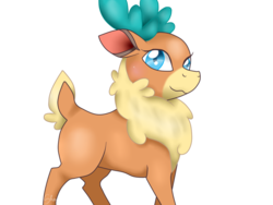 Size: 1024x768 | Tagged: safe, artist:springheart121, velvet (tfh), deer, reindeer, them's fightin' herds, chest fluff, community related, female, solo