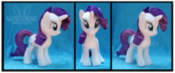 Size: 4187x1753 | Tagged: safe, artist:nazegoreng, rarity, g4, customized toy, for sale, irl, photo, plushie