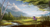 Size: 2220x1200 | Tagged: dead source, safe, artist:shamanguli, twilight sparkle, alicorn, bird, pony, g4, cloud, cloudy, creek, eyes closed, female, forest, grass, mare, mountain, river, scenery, scenery porn, solo, stream, tree, twilight sparkle (alicorn), water