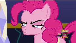 Size: 1920x1080 | Tagged: safe, screencap, pinkie pie, g4, the one where pinkie pie knows, scowl, when she doesn't smile