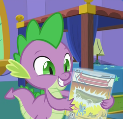 Size: 1101x1069 | Tagged: safe, screencap, spike, alicorn, pony, g4, my little pony: friendship is magic, the one where pinkie pie knows, action comics #1, comic book, dc comics, grin, male, smiling, solo, superman